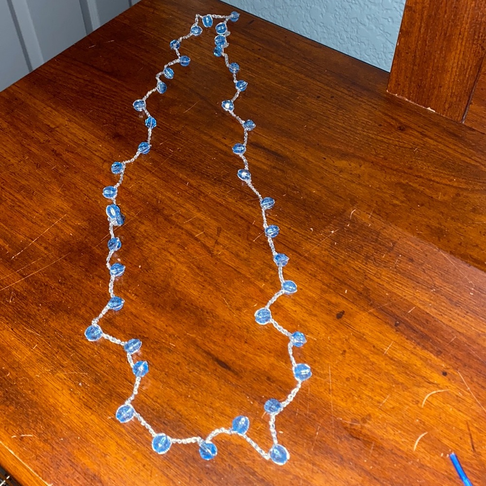 Blue and Silver necklace